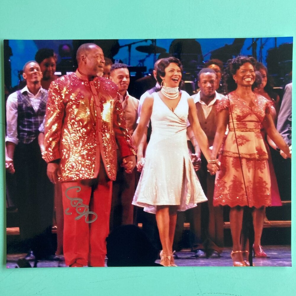 Chuck Cooper Signed Photo 10”X8” Cabin in the Sky Encores! Curtain Call Picture
